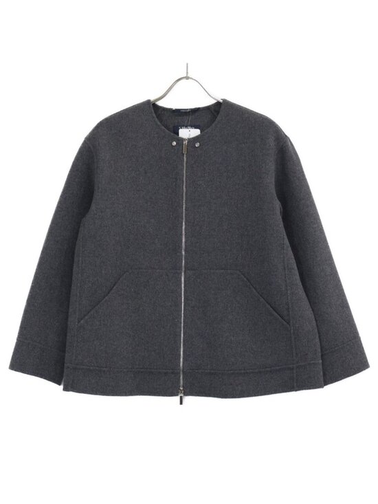 Max Mara Jackets & Blazers - ★SOLD★ Max Mara S Maxmara Cucito Amano Double Face W-zip Collarless Jacket 42